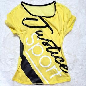 Justice Retro Workout Mesh tee